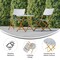 Flash Furniture 3PC Navy/White PE Rattan Folding Bistro Set FV-FWA085-NVY-WHT-GG - alternate 9